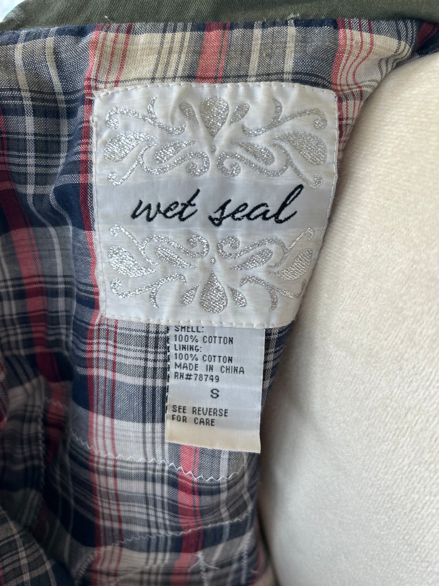 Hippy Peace Army Jacket, Ladies S