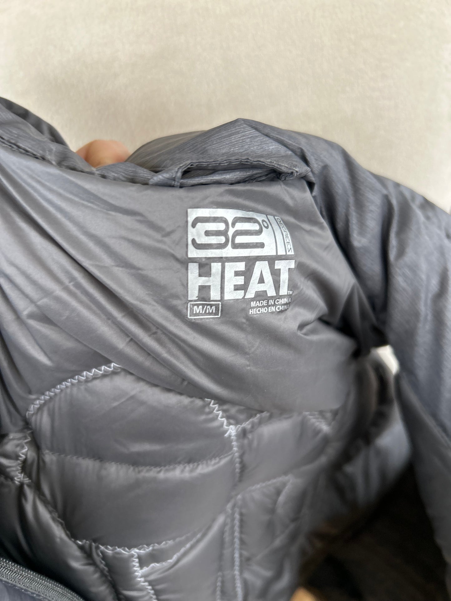 Ladies medium, gray mushroom vest