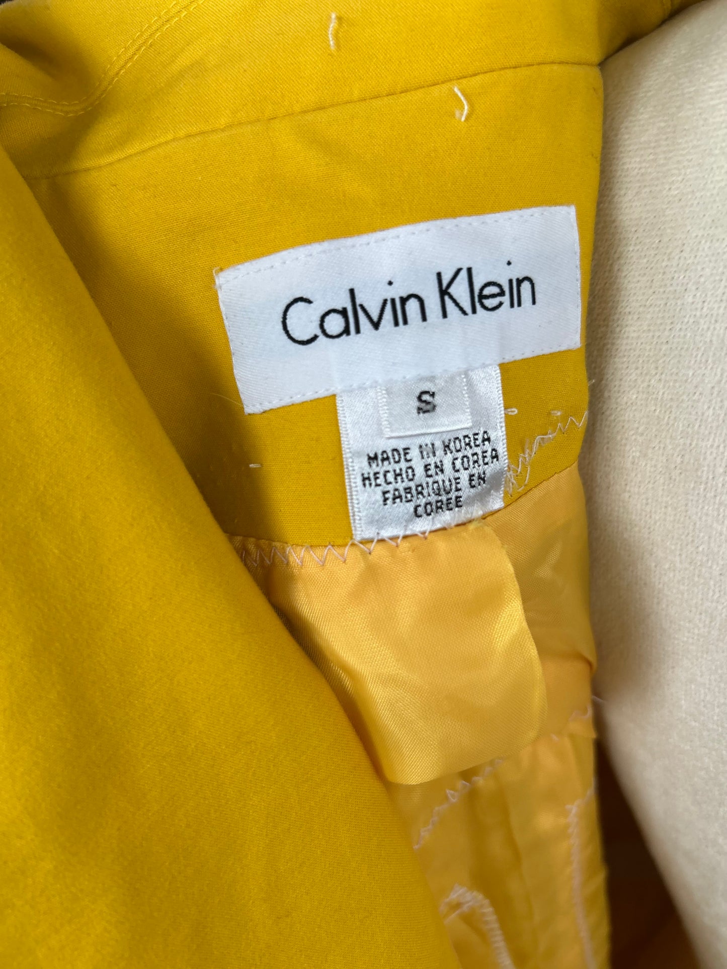 Gorgeous waist length Calvin Klein, S ladies Peace overcoat
