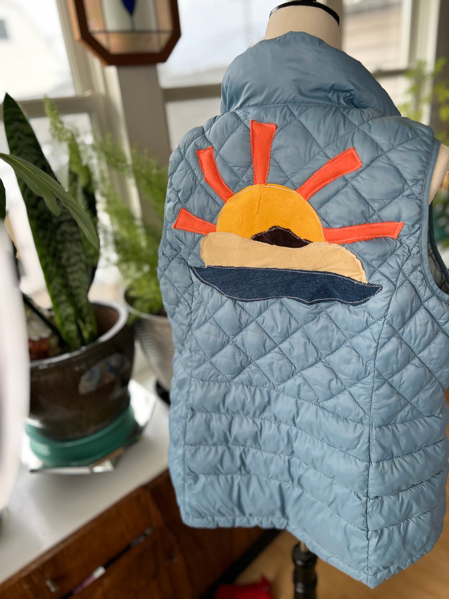 Sky Blue Sunrise Vest Ladies L