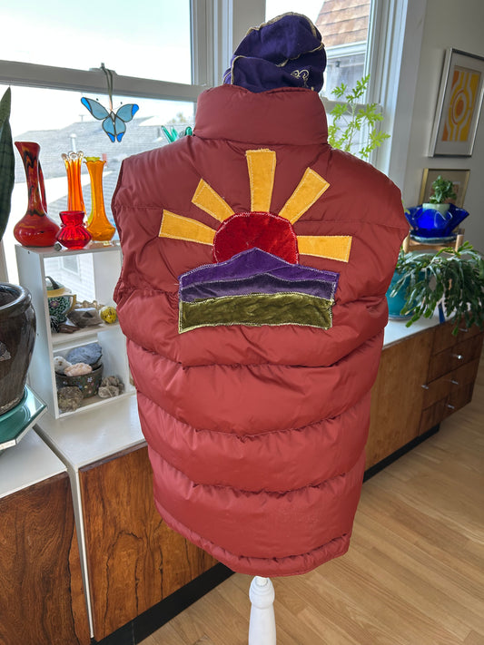 Puffer Vest -unisex Small-DG Sunrise