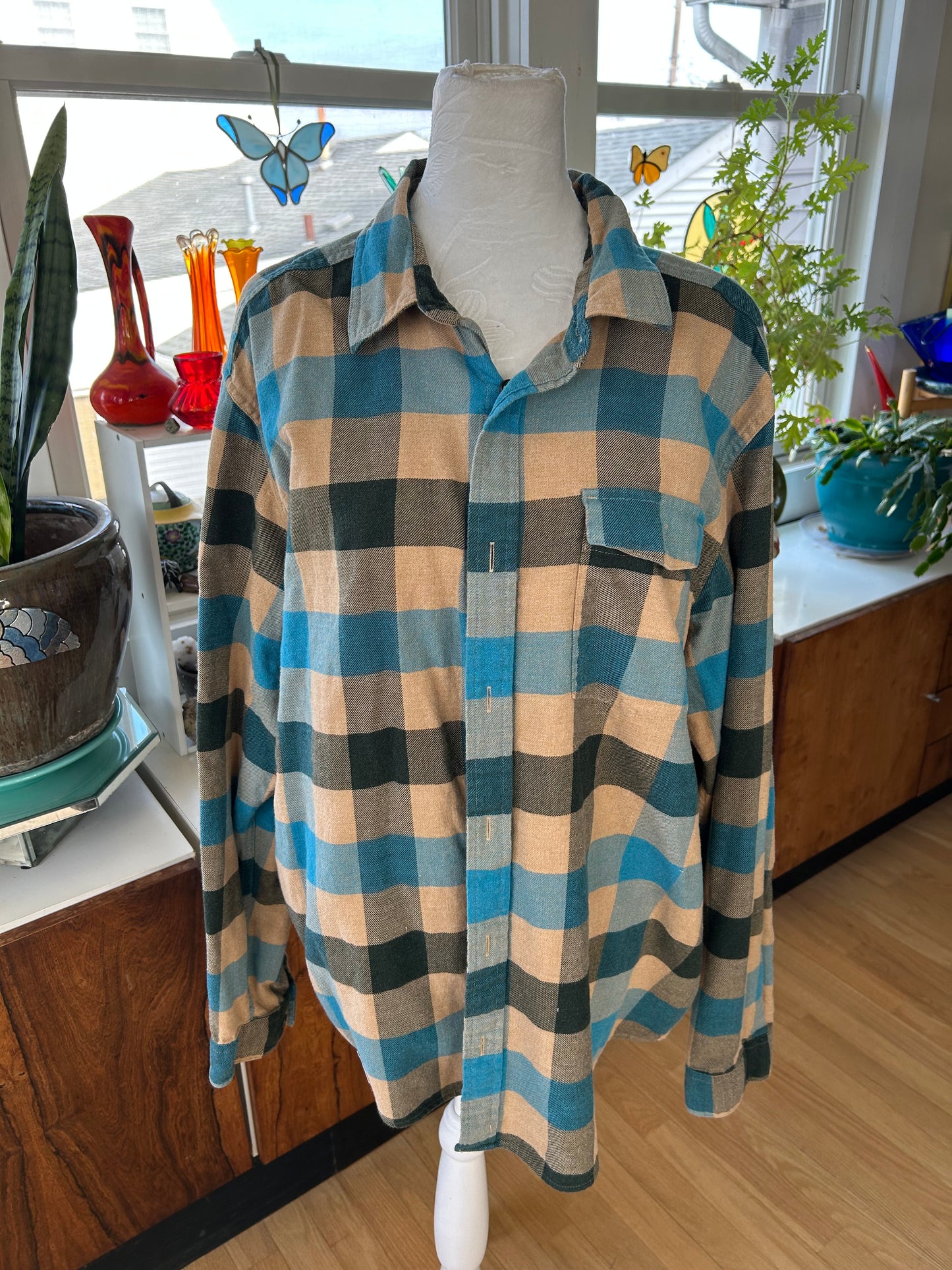 Men's Flannel Shirt Lrg- Juice WRLD