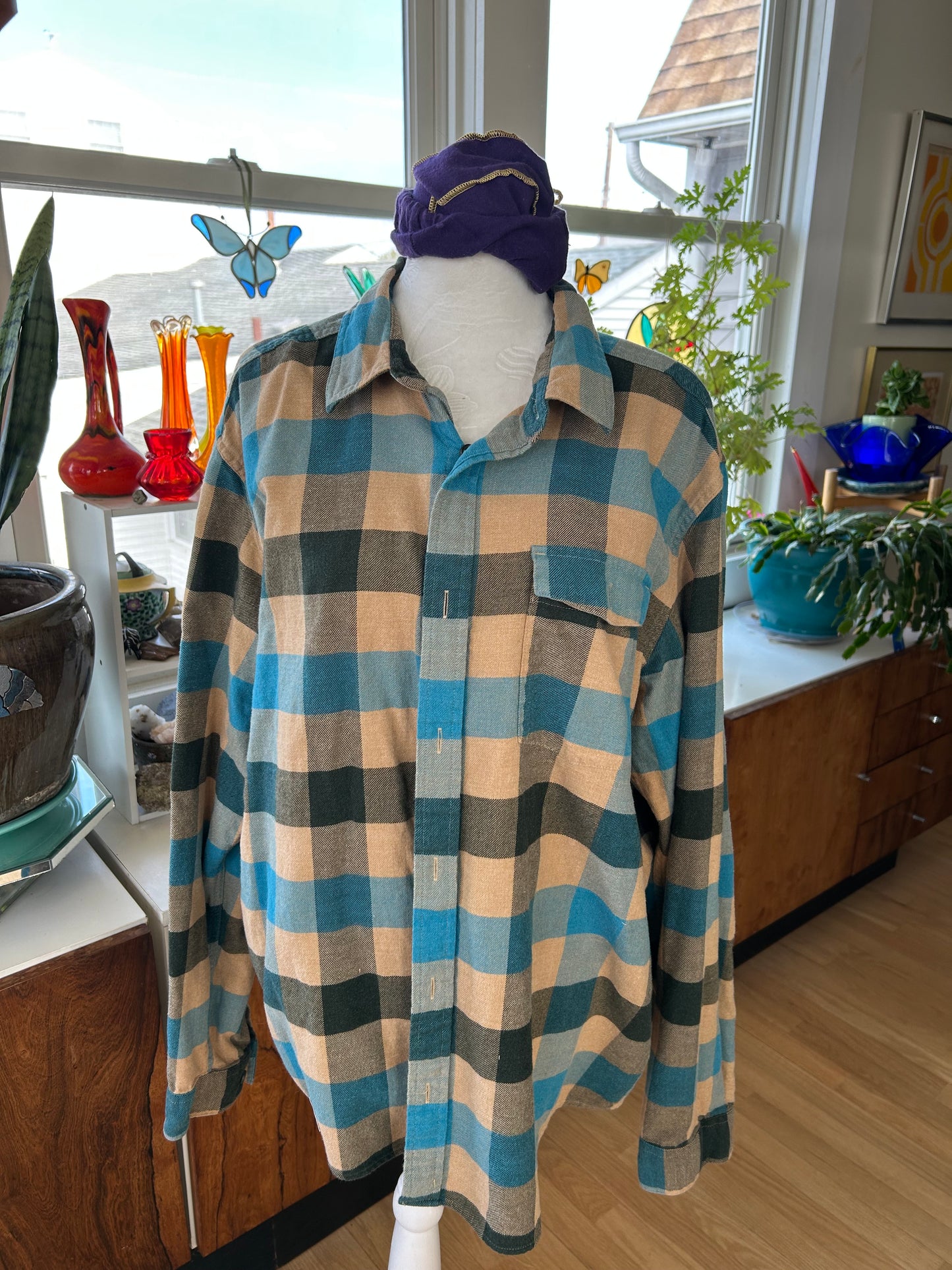 Men's Flannel Shirt Lrg- Juice WRLD