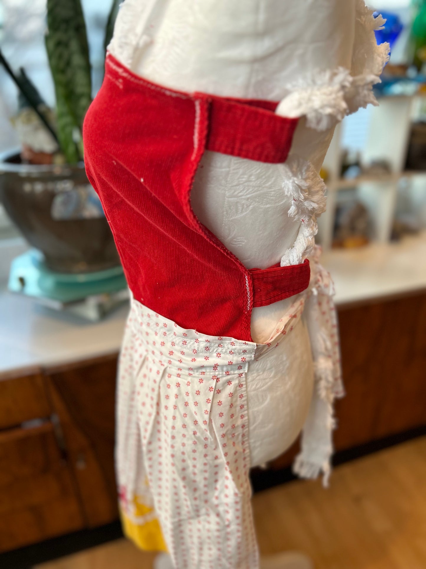 Hippy Apron Tieback shirt-Women Small