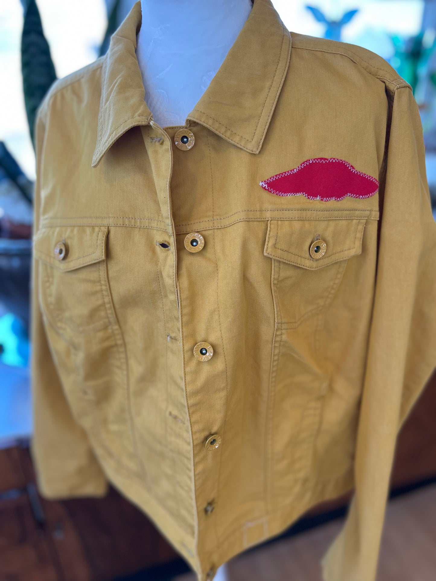 Star Wars Mustardy Denim Jacket-Womens XL