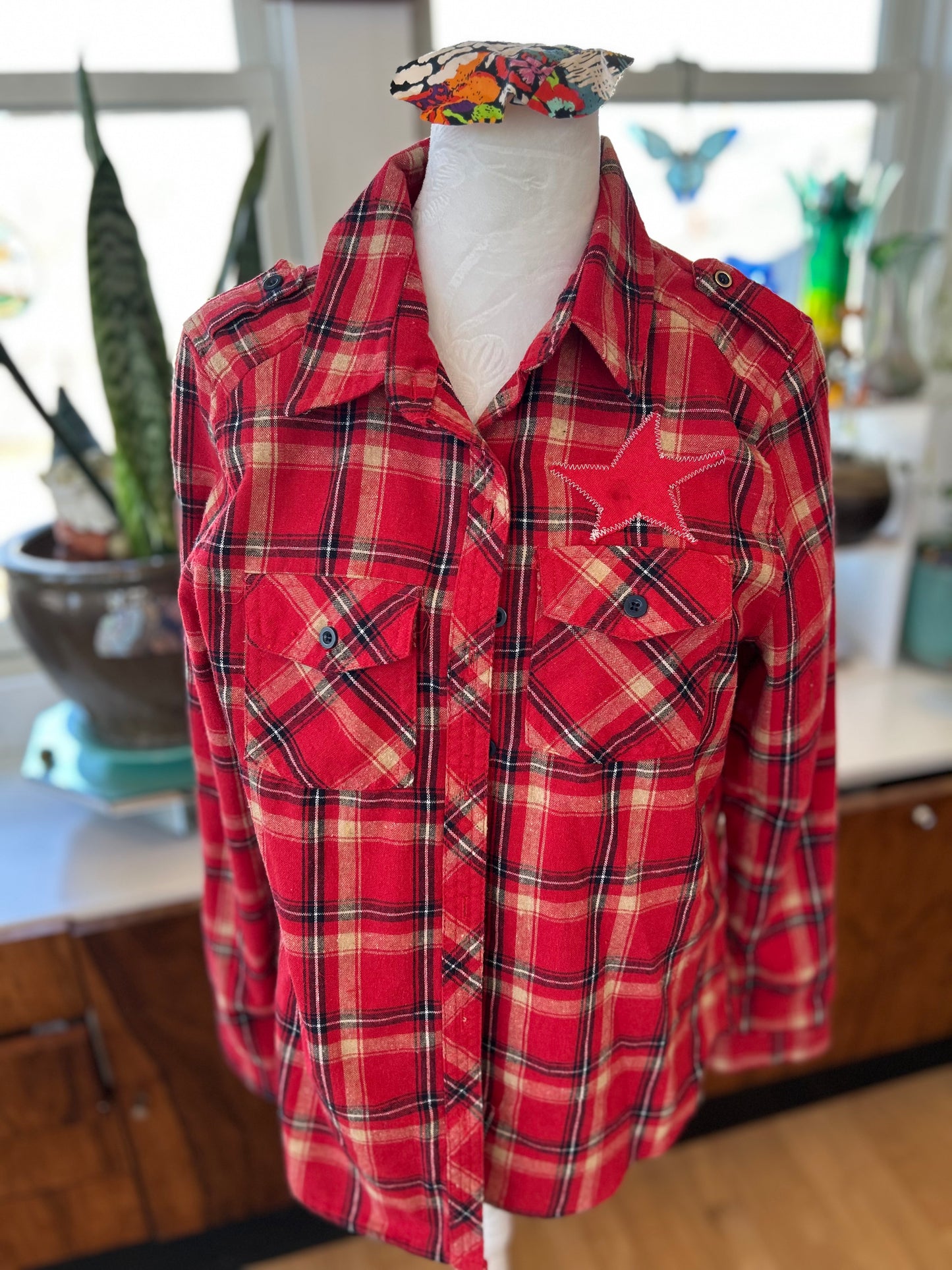 Heavy Red Plaid Shirt - Price is Right! Womens M