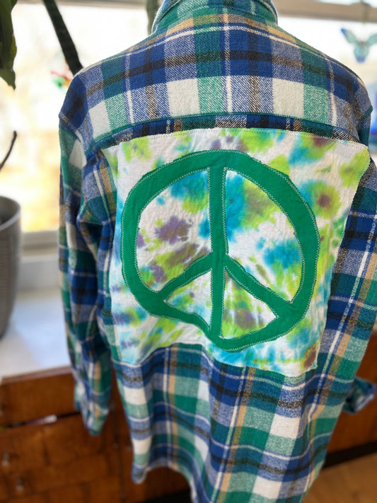 Peace Heavy heavy Flannel Shirt - Uni L